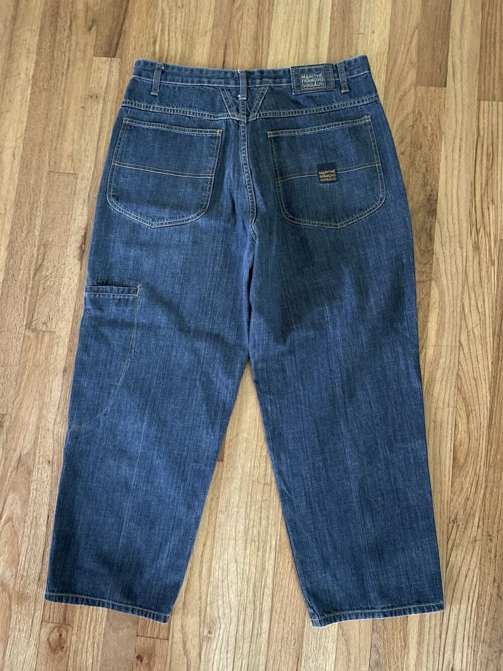 Vintage Y2K Marithe Francois Girbaud Baggy Tapered Jeans Size 36S